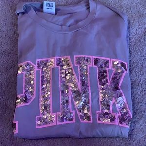 short sleeve glitter tee